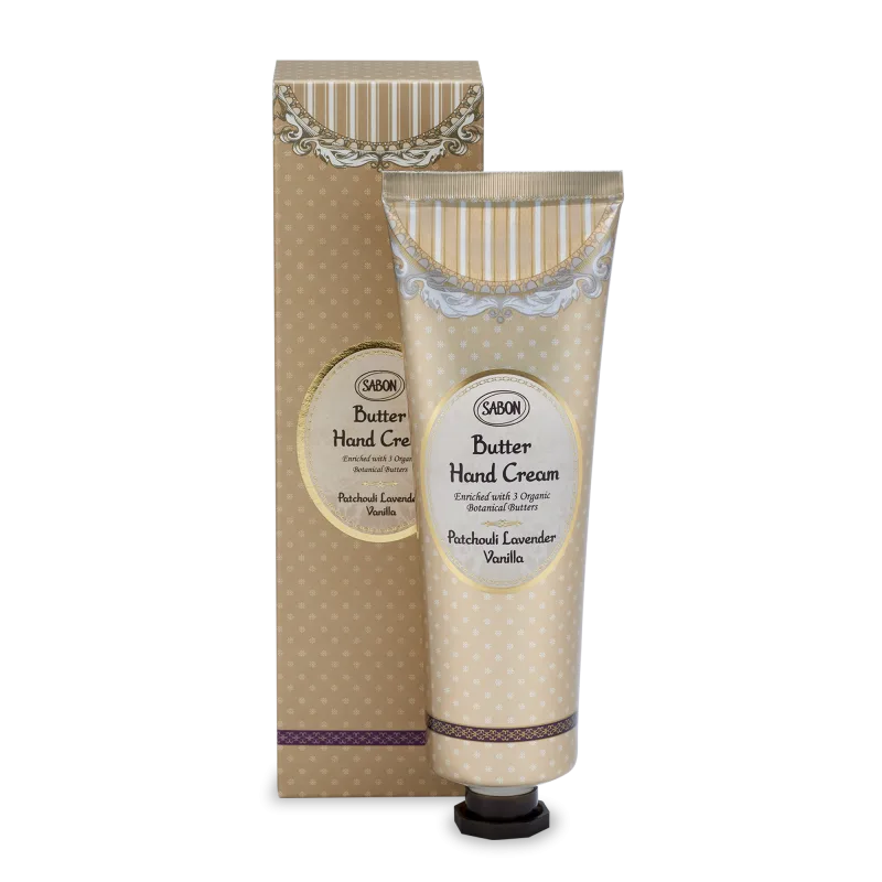 Crema de maini Patchouli Lavender Vanilla, 75ml, Sabon — preț și oferte