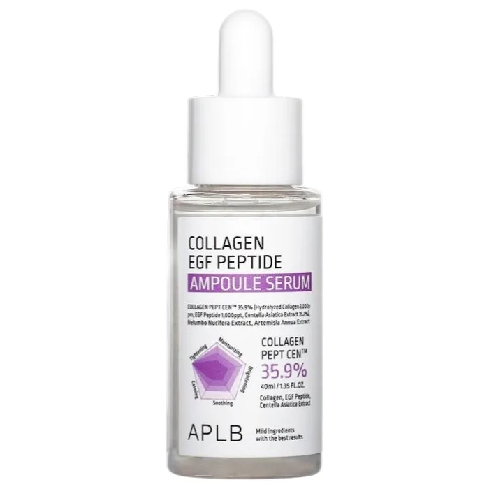 Ser facial Ampoule cu Collagen EGF si Peptide, 40ml, APLB — preț și oferte