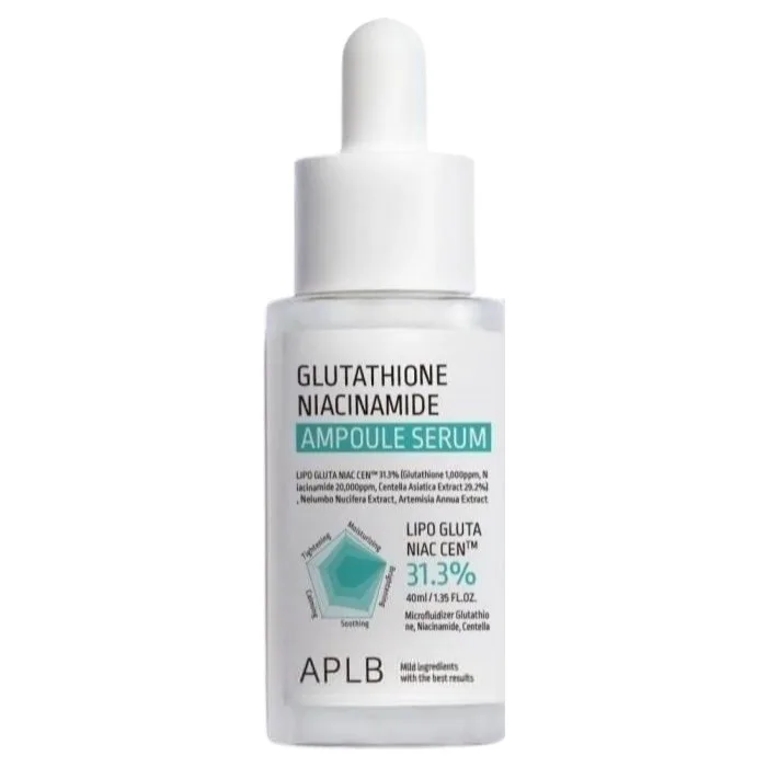 Ser facial Ampoule cu Glutathione si Niacinamide, 40ml, APBL APLB — preț și oferte