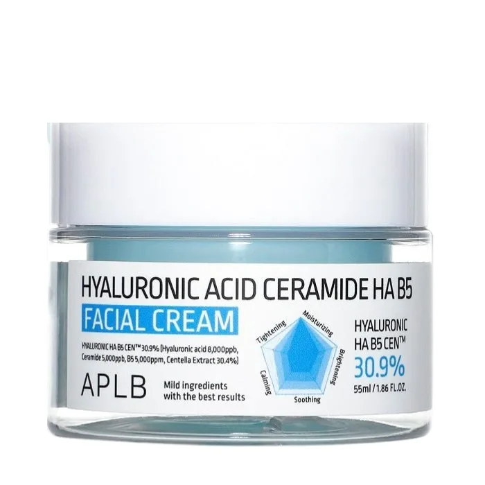 Crema de fata cu Acid Hialuronic si Ceramide HA B5, 55ml, APLB — preț și oferte