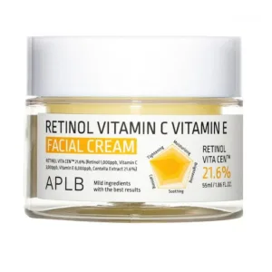 Crema de fata cu retinol, vitamina C si vitamina E, 55 ml, APLB