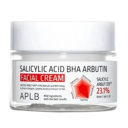 Crema de fata cu acid Salicylic BHA Arbutin, 55ml, APLB — preț și oferte
