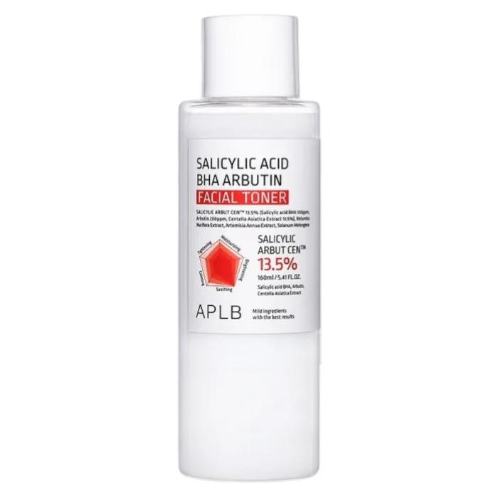Toner facial cu Acid Salicilic BHA Arbutin, 160ml, APLB — preț și oferte