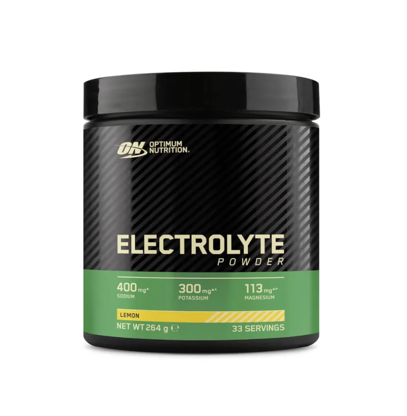 Electroliti + Magneziu Potasiu Calciu si Sodiu cu aroma de lamaie, 264g, Optimum Nutrition — preț și oferte
