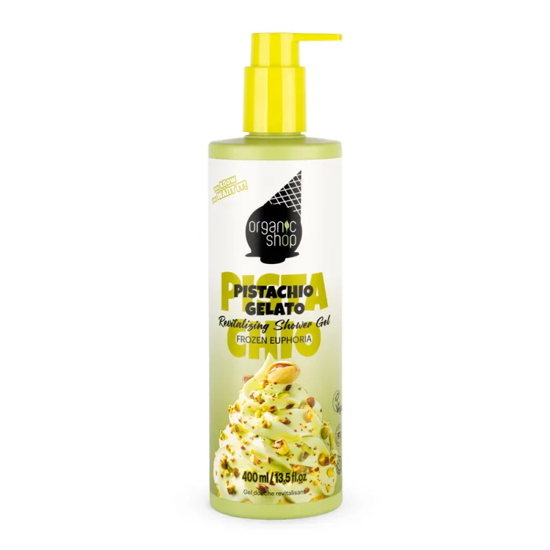 Gel de dus revitalizant Pistachio Gelato Frozen Euphoria, 400ml, Organic Shop — preț și oferte