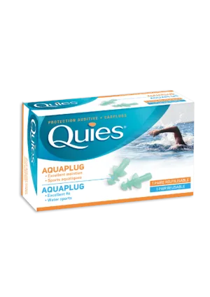 Dopuri din silicon Aquaplug, 1 pereche, Quies