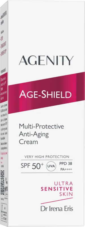 Crema anti-aging Age-Shield Multi-Protective SPF50+, 50ml, Agenity