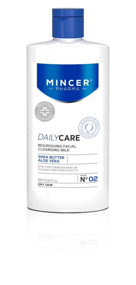 Lapte demachiant pentru fata Daily Care 02, 250ml, Mincer Pharma — preț și oferte