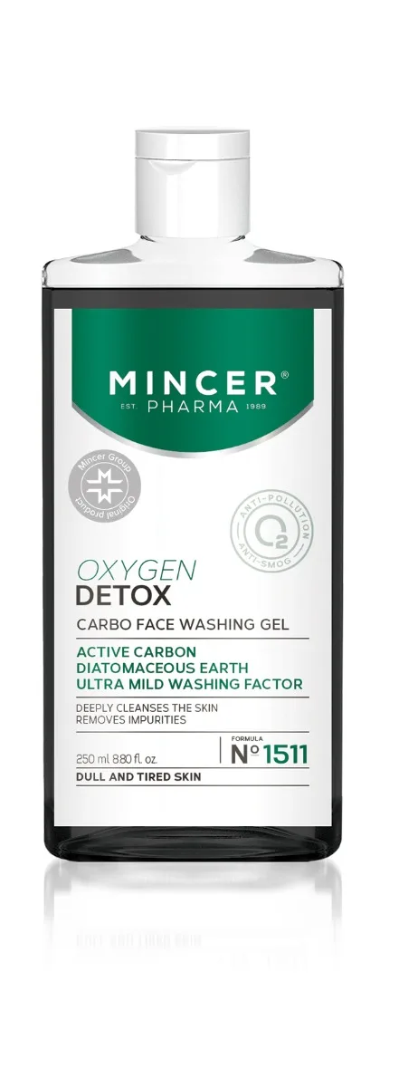 Gel de curatare pentru fata Carbo-Gel Oxygen Detox, 250ml, Mincer Pharma — preț și oferte