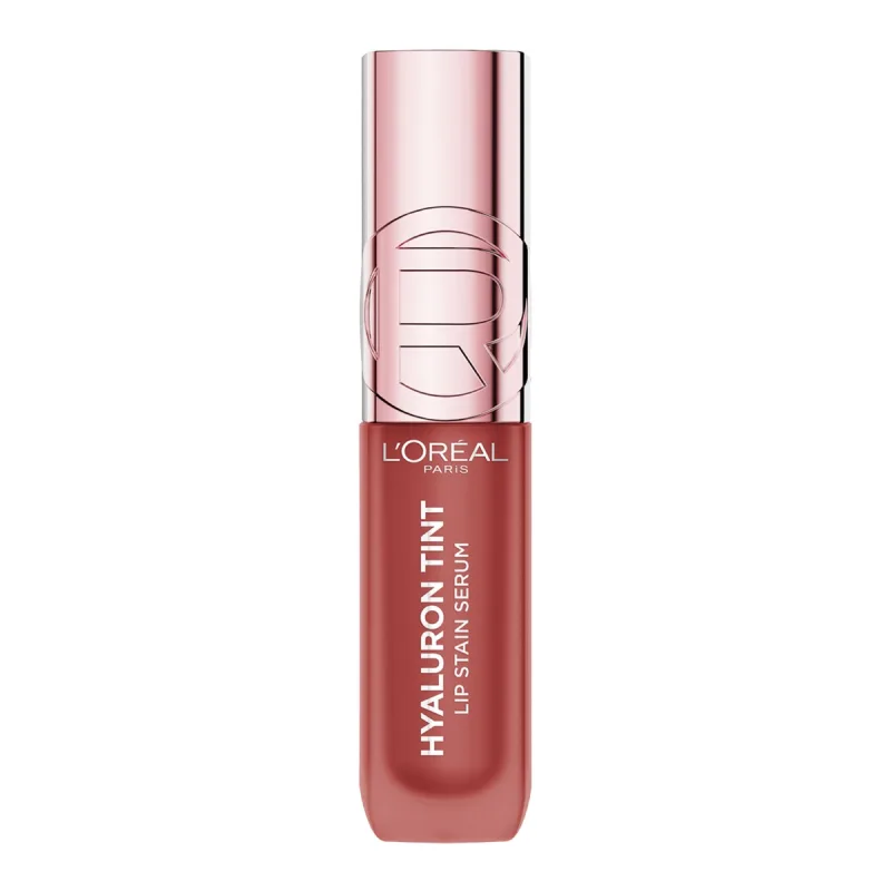 Luciu de buze hidratant Hyaluron Tint Lip Stain Serum Nr. 640 Tea Time Medium, 5ml, L'oreal Paris — preț și oferte