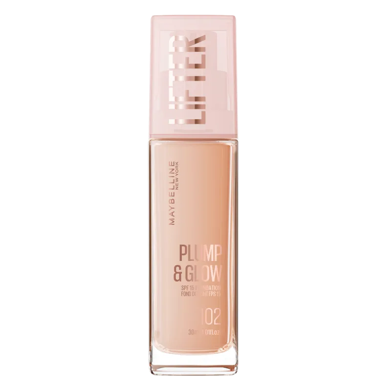 Fond de ten Lifter Plump & Glow Nr. 102, 30ml, Maybelline Maybelline New York — preț și oferte