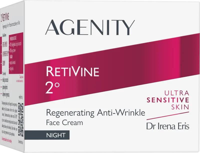 Crema de noapte antirid cu efect regenerator RetiVine 2, 50ml, Agenity — preț și oferte