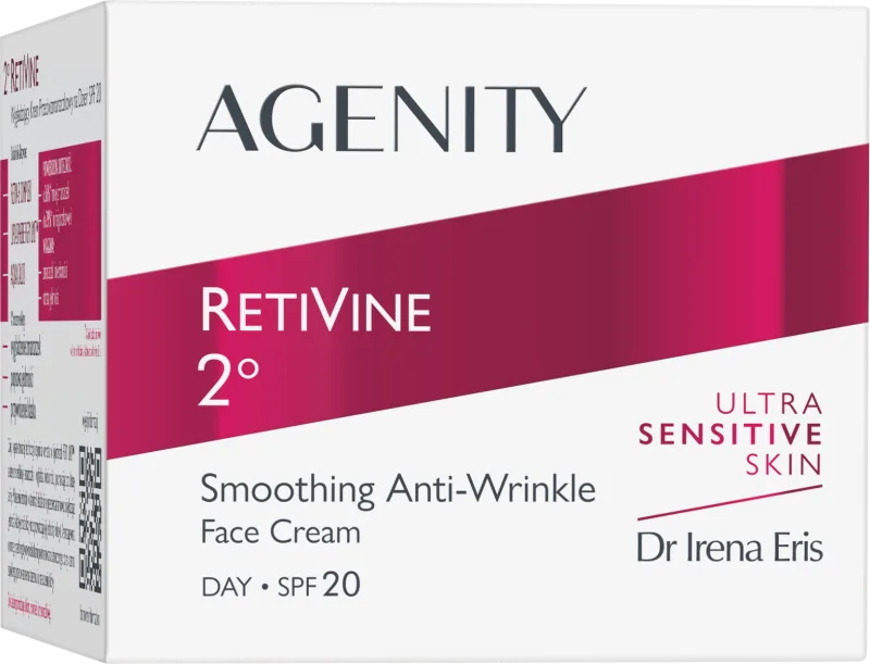 Crema de zi antirid cu efect de netezire RetiVine 2 SPF20, 50ml, Agenity — preț și oferte