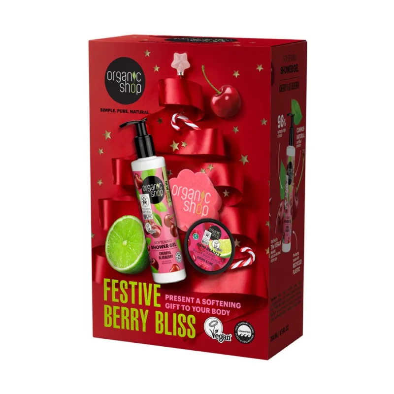 Set de ingrijire pentru corp Festive Berry Delights, Organic Shop — preț și oferte