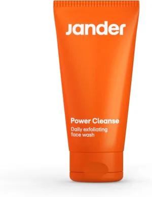 Gel exfoliant pentru ten barbati cu carbune activ anti-poluare, 75ml, Jander Skin