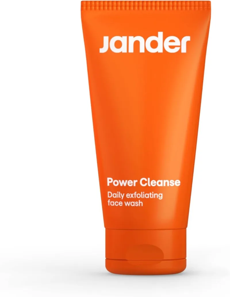 Gel exfoliant pentru ten barbati cu carbune activ anti-poluare, 75ml, Jander Skin — preț și oferte