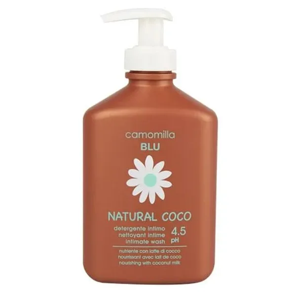 Gel intim de curatare pH 4.5 Natural Coco, 300ml, Camomilla Blu — preț și oferte