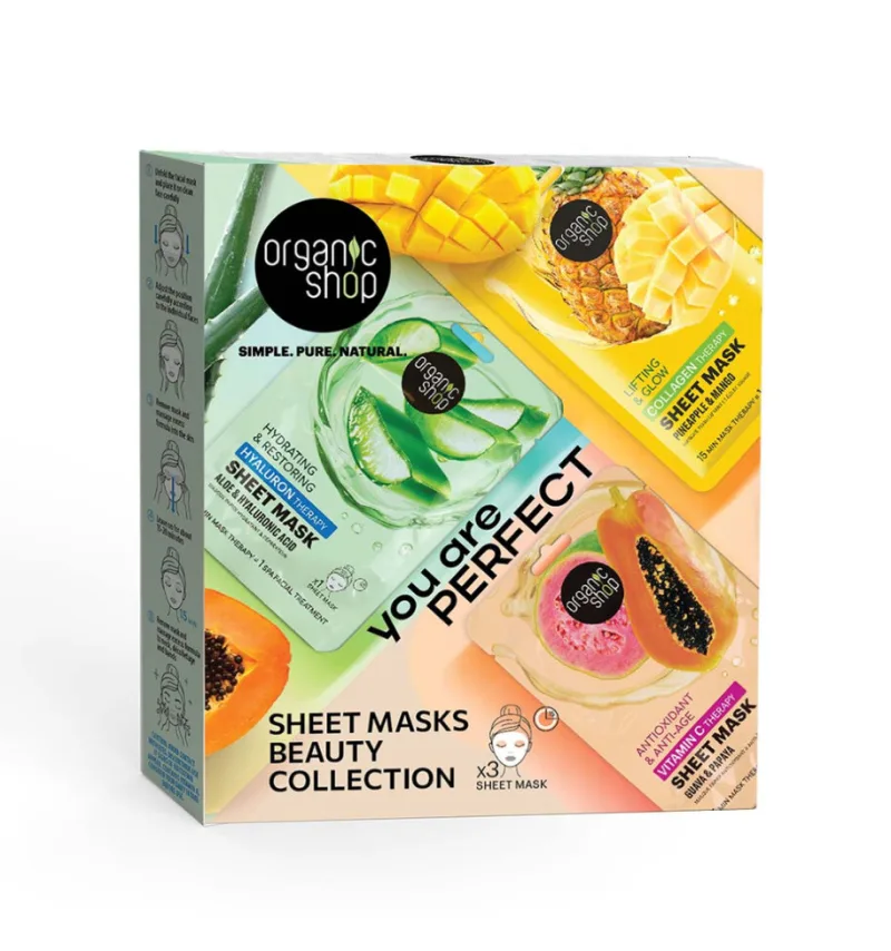 Set masti pentru fata You are Perfect, 3 x 25g, Organic Shop — preț și oferte
