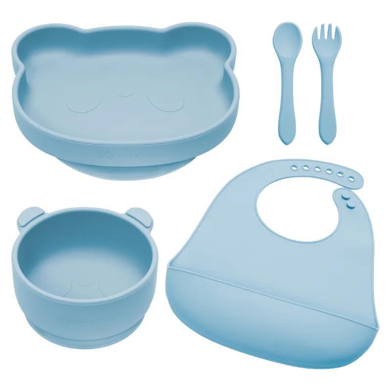 Set pentru diversificare Panda +6 luni Aqua Blue, 1 bucata, Appekids — preț și oferte