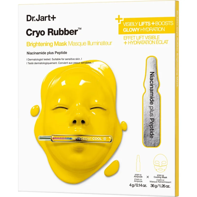 Masca de fata pentru ten radiant cu niacinamida Cryo Rubber, 4g+36g, Dr. Jart — preț și oferte