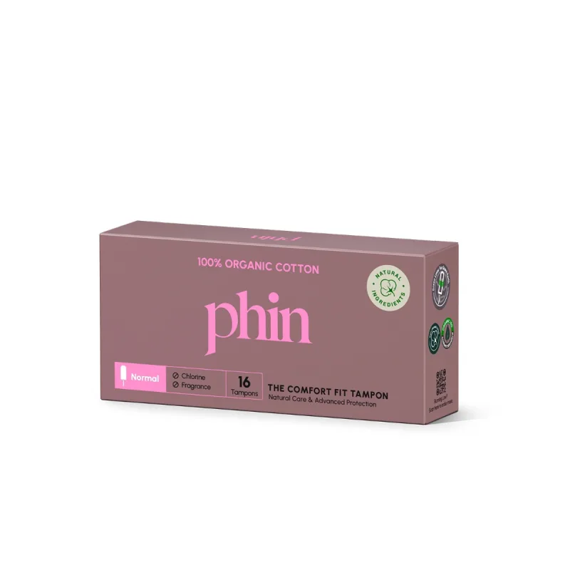 Tampoane din bumbac organic, 16 bucati, Phin — preț și oferte