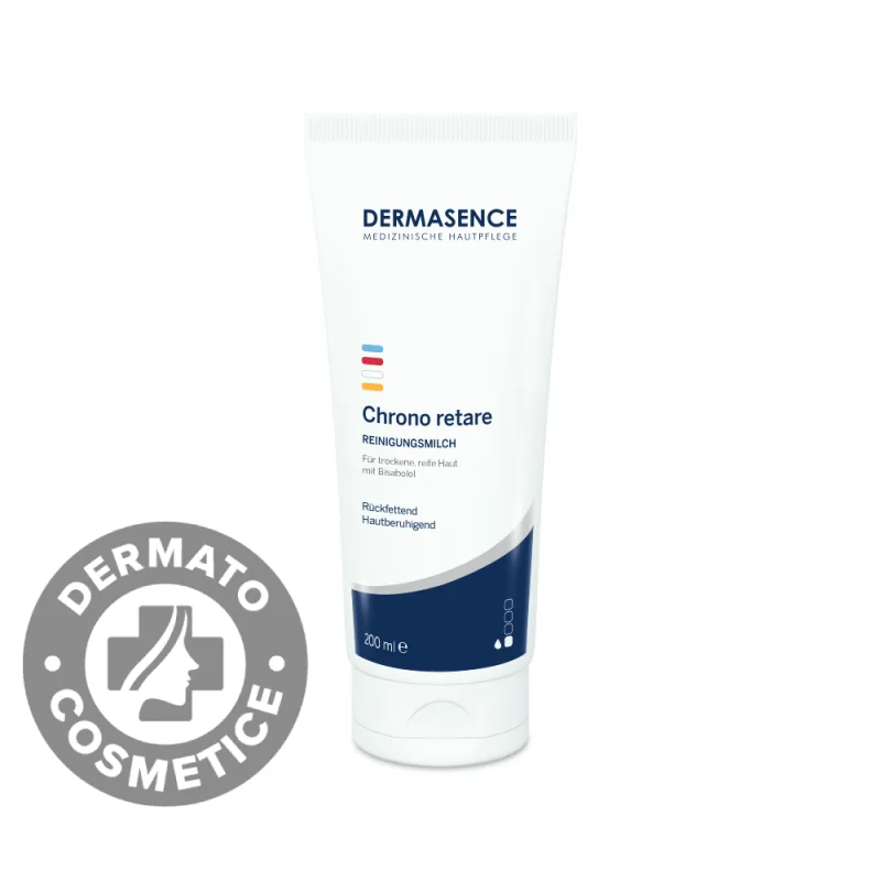 Lapte demachiant anti-aging pentru ten matur Chrono Retare 50+, 200ml, Dermasence — preț și oferte