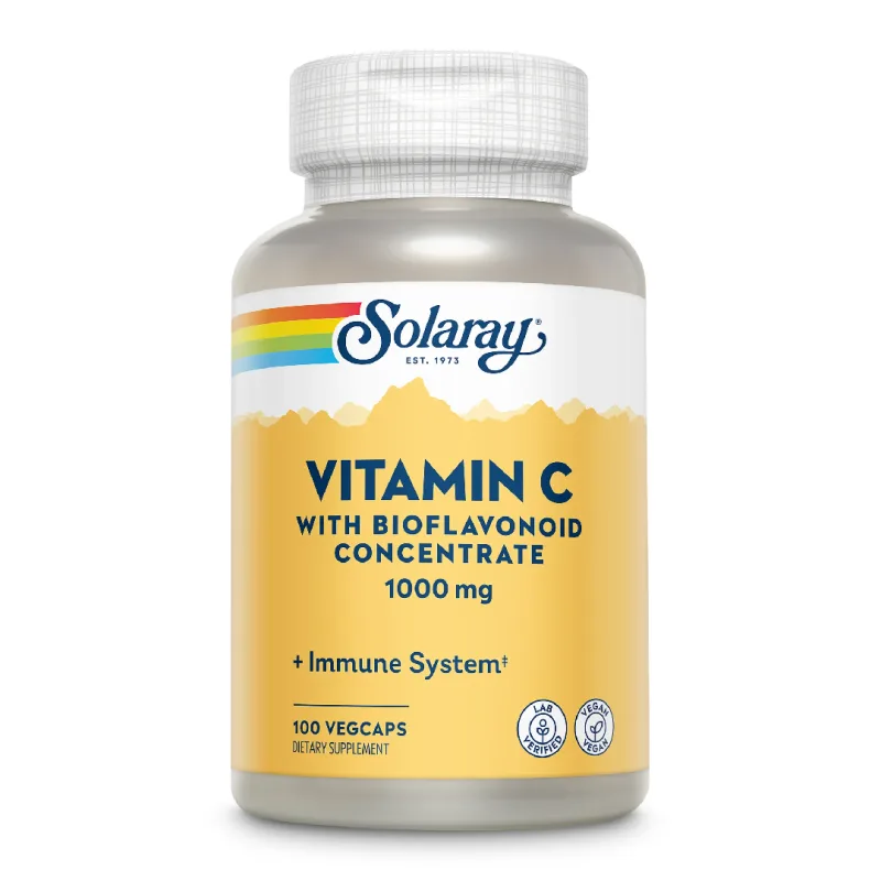 Vitamin C Solaray, 100 capsule, Secom SOLARAY SUA — preț și oferte