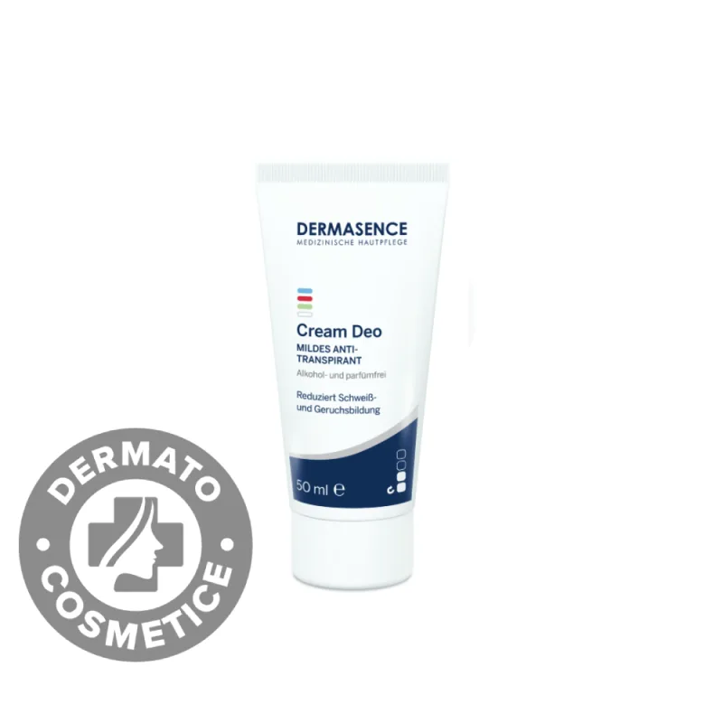 Deodorant crema pentru pielea sensibila din zona axilei si palmelor & talpilor, 50ml, Dermasence — preț și oferte