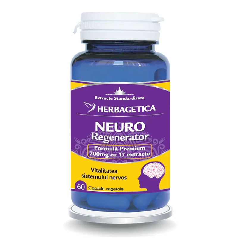Neuro Regenerator, 60 capsule, Herbagetica — preț și oferte
