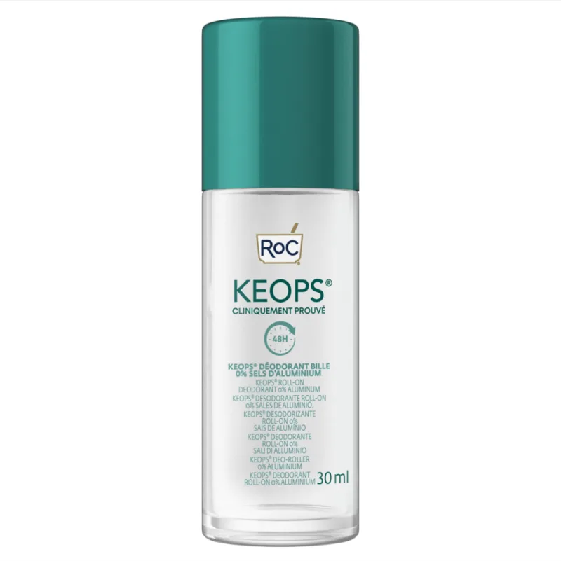 Deodorant roll-on 0% Aluminiu Keops, 30ml, RoC — preț și oferte