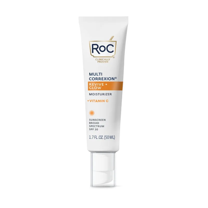 Crema de fata cu protectie solara SPF30 Multi Correxion Revive & Glow, 50ml, RoC — preț și oferte