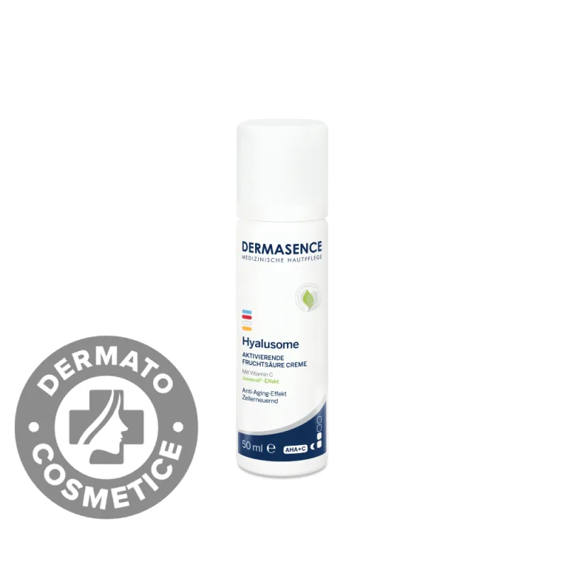 Crema regeneratoare cu acizi din fructe Hyalusome, 50ml, Dermasence — preț și oferte