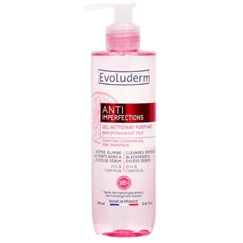 Gel de curatare purifiant anti-imperfectiuni, 250ml, Evoluderm — preț și oferte