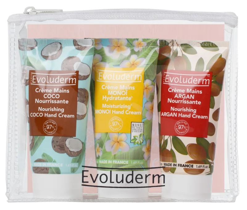 Set Travel 3 Creme de maini, Evoluderm — preț și oferte