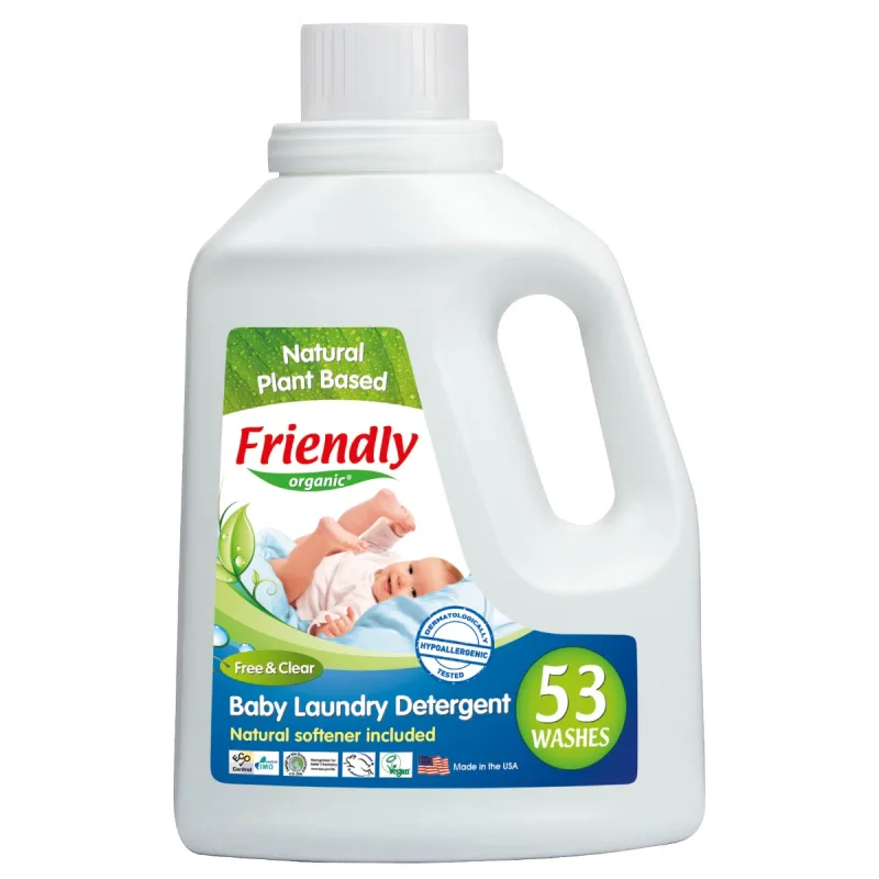 Detergent rufe bebe fara miros, 1567ml, Friendly Organic — preț și oferte