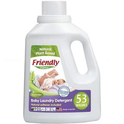 Detergent de rufe pentru bebe cu lavanda si musetel, 1567ml, Friendly Organic — preț și oferte