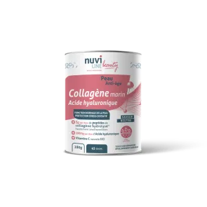 Colagen marin cu acid hialuronic si vitamina C naturala, 280g, Nuviline