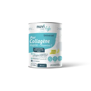 Colagen marin Natural cu Vitamina C, 340g, Nuviline