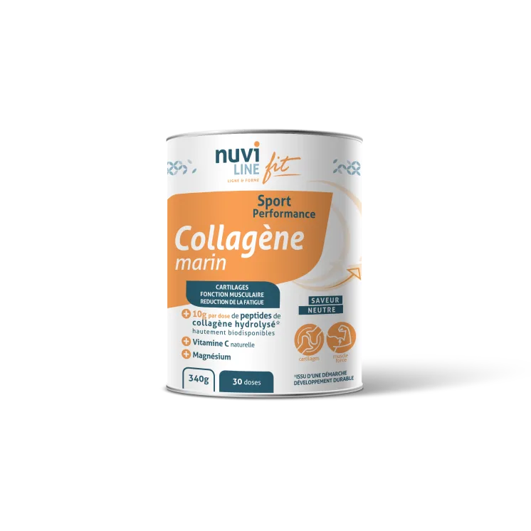 Colagen Marin Sport cu Magneziu si Vitamina C, 340g, Nuviline — preț și oferte