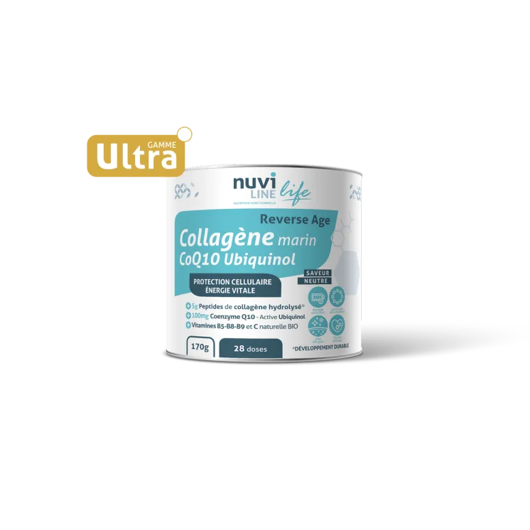 Colagen marin Ultra Anti-Age complex  + Ubiquinol Q10, 170g, Nuviline — preț și oferte