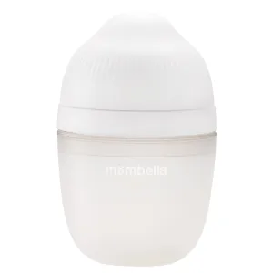 Biberon anticolici cu tetina din silicon 100% Breast-Like Ivory, 210ml, Mombella