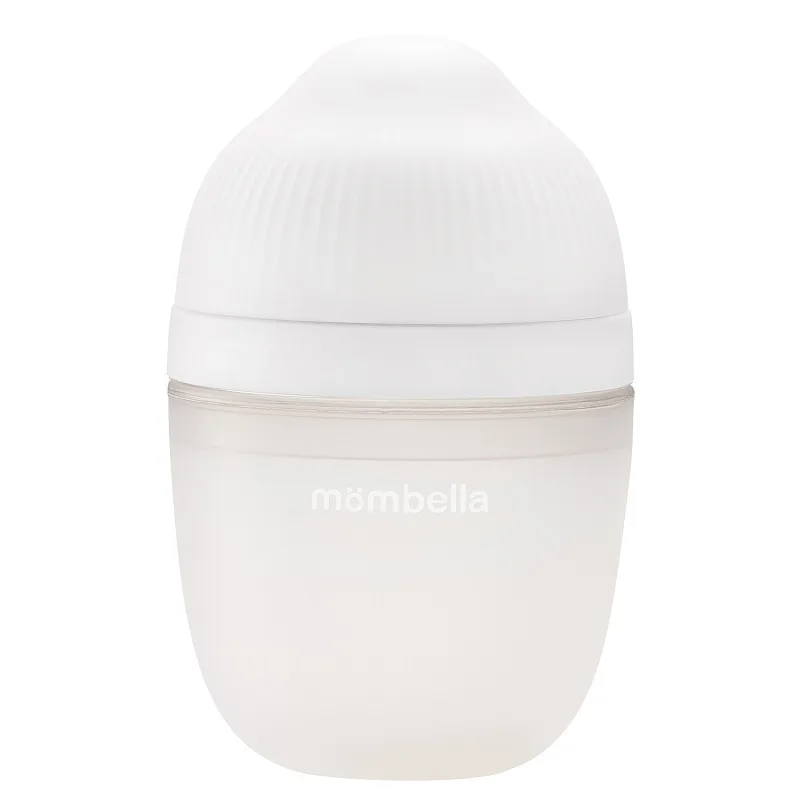 Biberon anticolici cu tetina din silicon 100% Breast-Like Ivory, 210ml, Mombella — preț și oferte