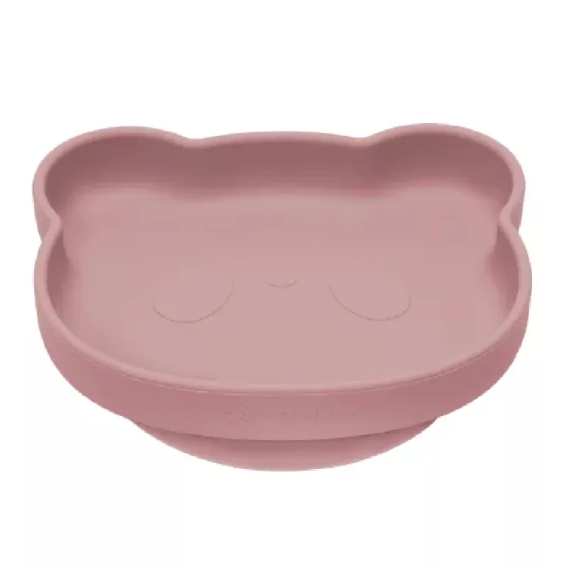 Farfurie din silicon The Little Bear +6 luni Old Rose, 1 bucata, Appekids — preț și oferte