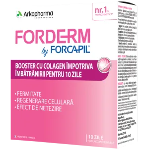 Forderm by Forcapil Booster cu Colagen, 10 flacoane