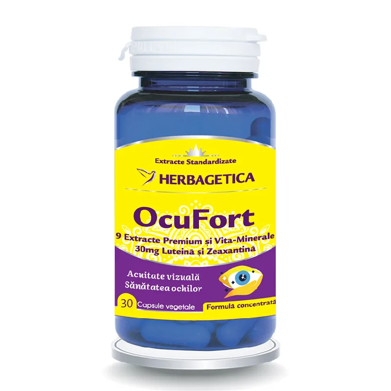 OcuFort, 30 capsule, Herbagetica — preț și oferte