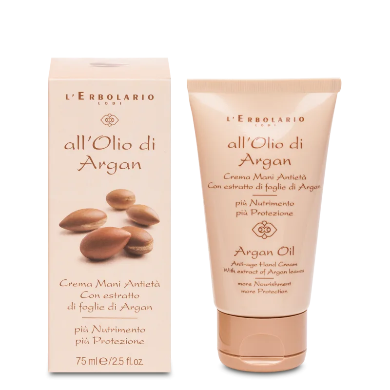 L'Erbolario Crema de maini antird cu ulei de argan, 75ml — preț și oferte