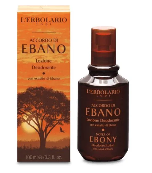L'Erbolario Deodorant lotiune Notes Of Ebony, 100ml — preț și oferte
