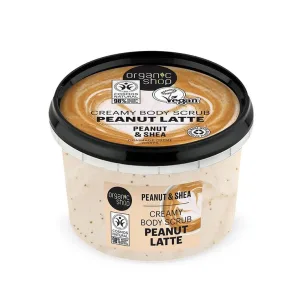 Scrub de corp Peanut Latte Creamy, 250ml, Organic Shop