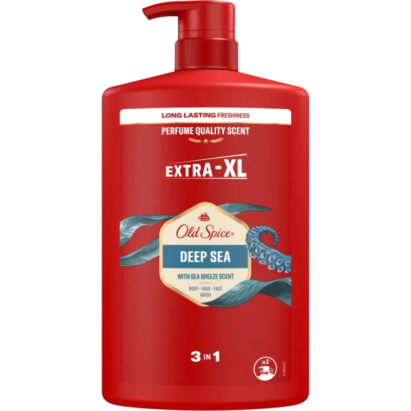 Gel de dus si sampon 3 in 1 Deep Sea, 1000ml, Old Spice — preț și oferte