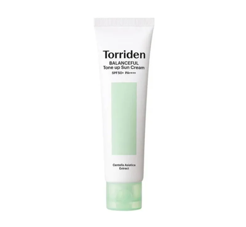 Crema de fata tonifianta cu protectie SPF50+ PA++++ cu Cica Balanceful, 60ml, Torriden — preț și oferte
